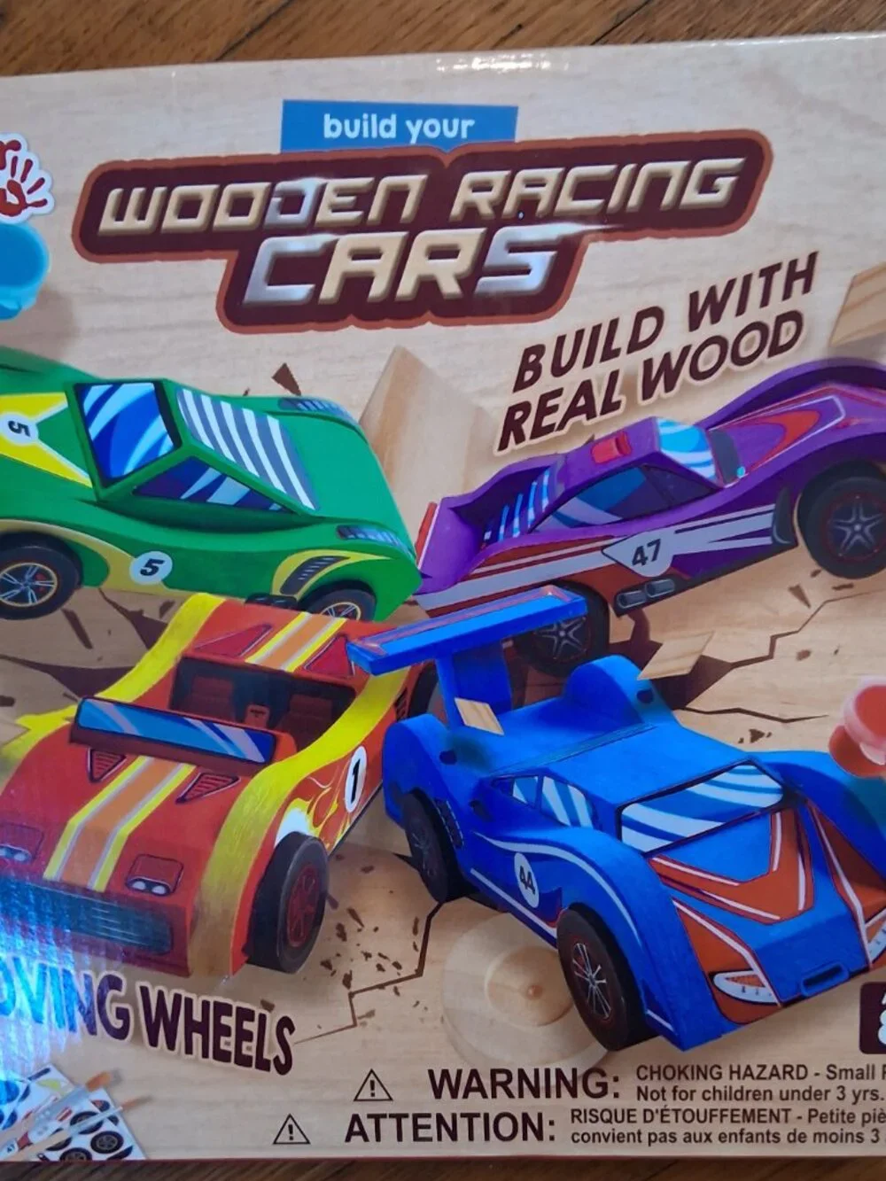 Clever Kits wooden Racing Cars